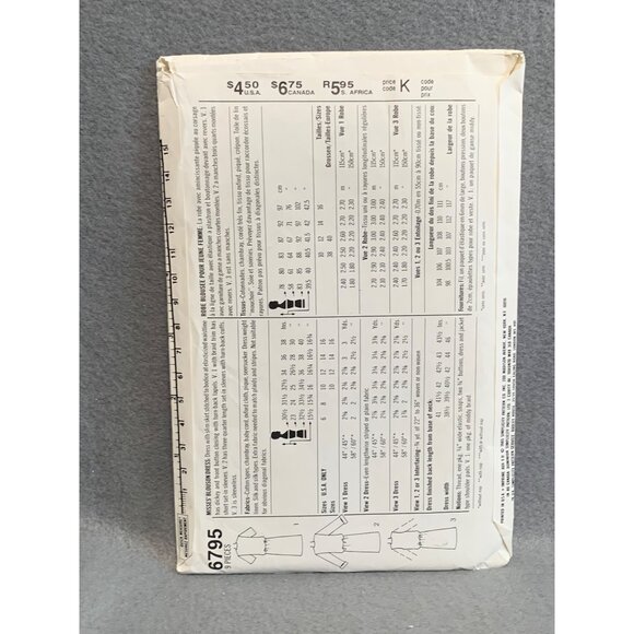 Simplicity 6795 Women's Dress & Jacket Sewing Pattern Size 12 - uncut - Picture 2 of 2